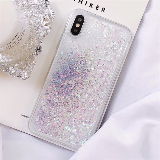 Funda Transparente con Efecto Arenas Movedizas para Teléfono - Image 5