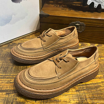 Zapatos de Cuero Genuino con Plataforma para Hombre - Slip-on Cómodos - Image 4
