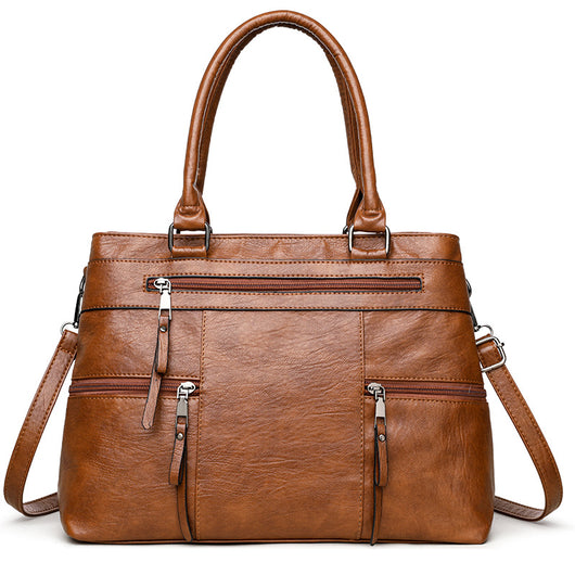 Bolso Mensajero de Cuero Suave - Cartera Ejecutiva para Commuter - Image 5