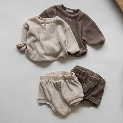 Conjunto de Ropa para Bebé Niña - Diseño Liso y Cómodo - Image 3