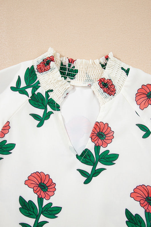 Blusa Floral de Verano con Escote en V - Image 16