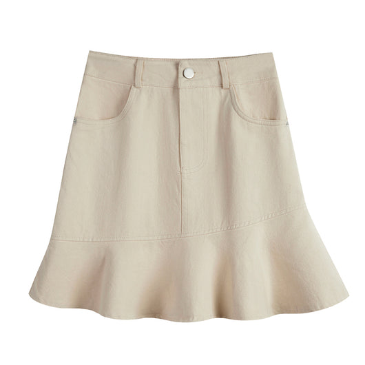 Falda Fishtail Slim con Costuras Decorativas para Mujer - Image 11