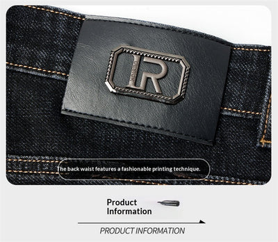 Jeans Slim Fit Premium para Hombre - Corte Recto y Tela Gruesa - Image 12
