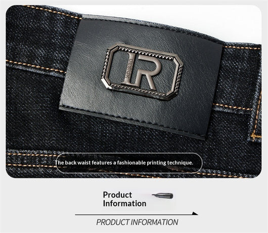 Jeans Slim Fit Premium para Hombre - Corte Recto y Tela Gruesa - Image 12