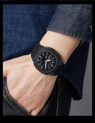 Reloj Deportivo Digital Hombre Cronógrafo Multifunción Resistente al Agua - Image 19
