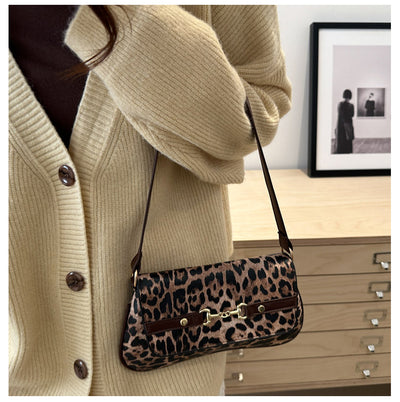 Bolso de Hombro Estampado Leopardo Lujo Ligero para Mujer - Image 20