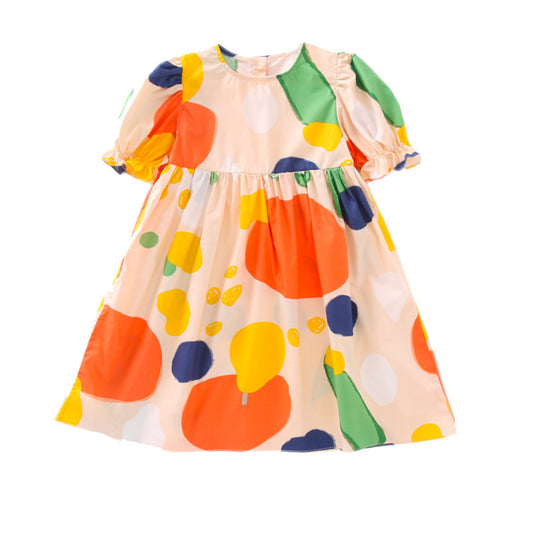 Vestido Princesa de Chifón Estilo Occidental para Niña - Image 2