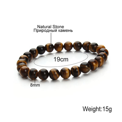 Pulsera de Cuentas de Aventurina Azul - Piedra Arenisca Redonda - Image 22