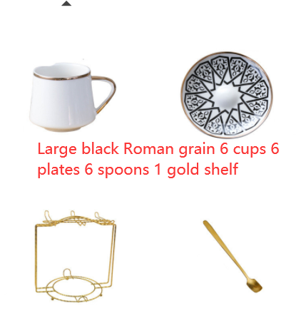 Juego de Taza y Plato de Cerámica Turca para Café - Image 7