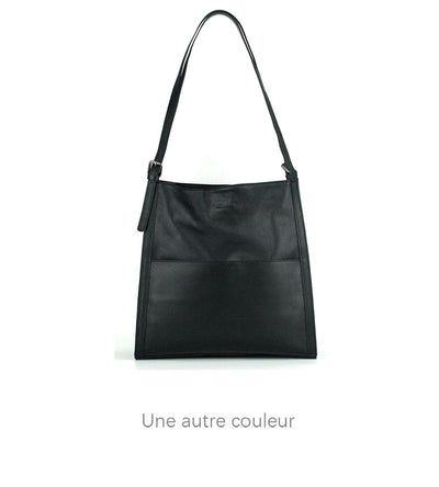 Bolso Tote Minimalista de Cuero Genuino para Mujer - Diseño Elegante y Funcional - Image 12