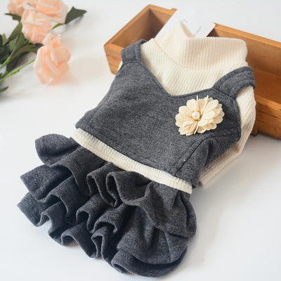 Vestido Princesa de Lana Estilo Coreano para Perros Teddy - Image 7