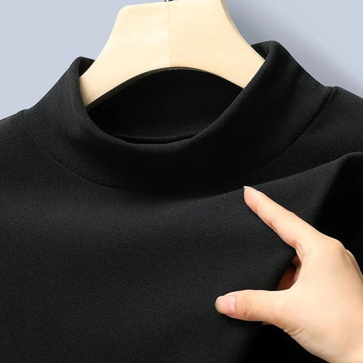 Camiseta Cuello Alto Manga Larga Hombre Otoño - Image 5