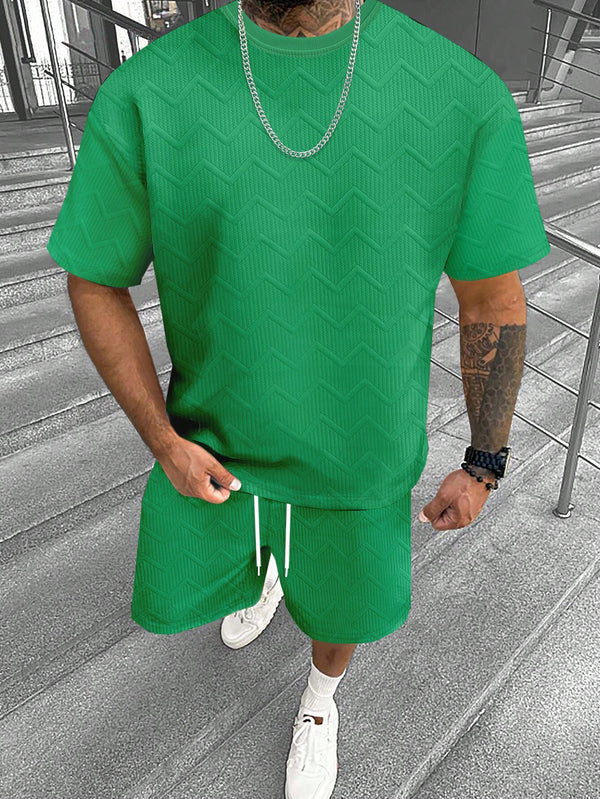 Conjunto Deportivo Hombre Pantalones Cortos y Playera Cómoda