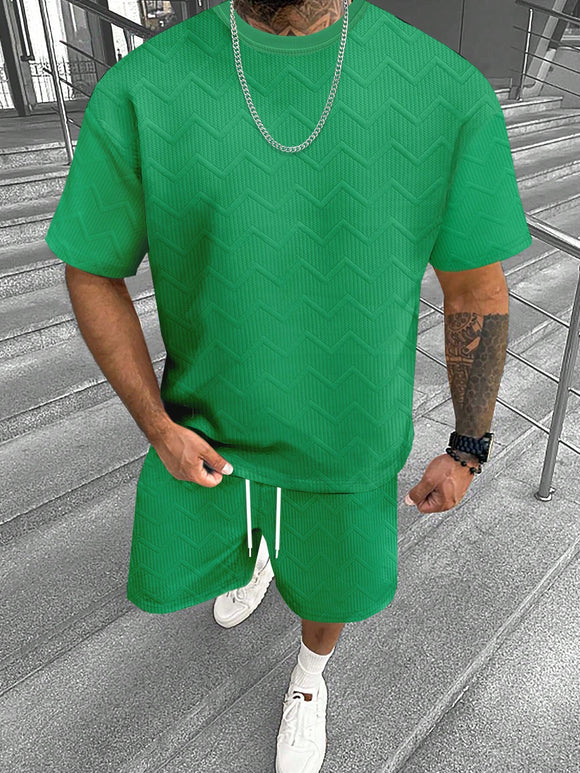 Conjunto Deportivo Hombre Pantalones Cortos y Playera Cómoda