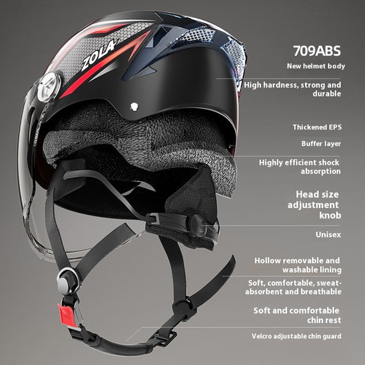 Casco Motociclista Abatible de Protección Solar para Todas las Estaciones - Image 3