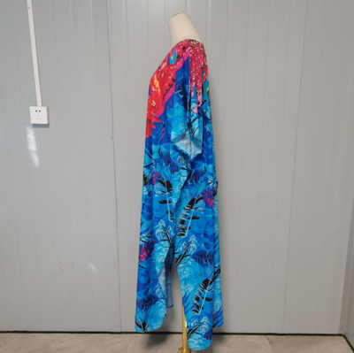 Bata de Playa Estampada Bikini con Protección Solar de Secado Rápido - Image 13