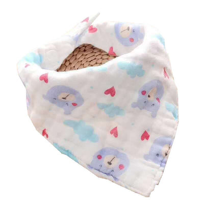 Pañuelo Triangular para Bebé de Seersucker Multicapa de Alta Densidad - Image 12