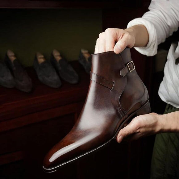 Botas Casuales para Hombre con Hebilla - Estilo Explosivo Tobillero