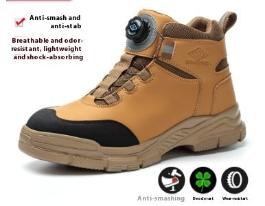 Botas de Seguridad Altas para Hombre - Protección Antiaplastamiento y Antipunción Todo Año - Image 9