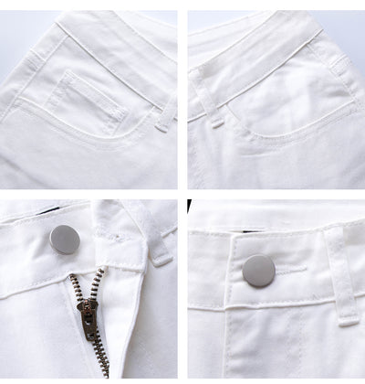 Pantalones Acampanados Ajustados de Color Sólido para Otoño - Image 5