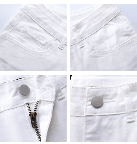 Pantalones Acampanados Ajustados de Color Sólido para Otoño - Image 5