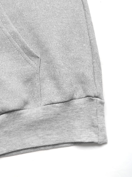 Sudadera Hoodie Gris Claro con Cordón Ajustable - Diseño Premium Europeo y Americano - Image 10