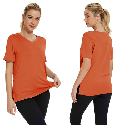 Blusa Suelta de Verano Cuello Redondo con Abertura Lateral - Image 10