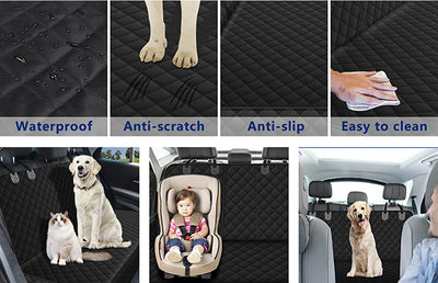 Protector Impermeable para Asiento Trasero del Auto - Funda Reversible para Mascotas - Image 11