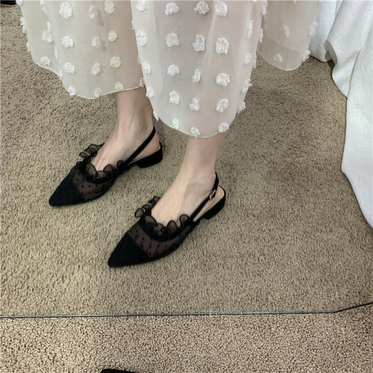 Zapatos Elegantes con Punta Fina y Hebilla para Mujer - Image 9