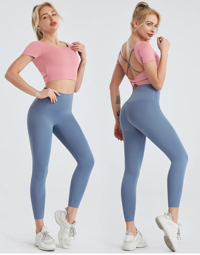 Leggings Deportivos de Cintura Alta para Mujer - Efecto Push-Up y Secado Rápido