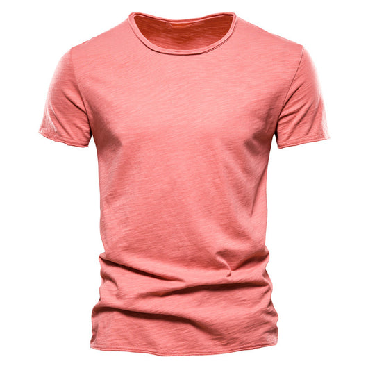 Camiseta Slim Fit de Algodón Texturizado para Hombre - Image 4