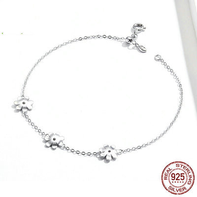 Pulsera de Plata S925 Daisy Elegancia Europea - Image 3