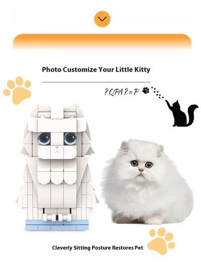 Bloques de Construcción Mascota Personalizada - Figura de Perro y Gato - Image 37