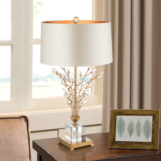 Lámpara de Mesa Decorativa Cristal Lujo Moderno