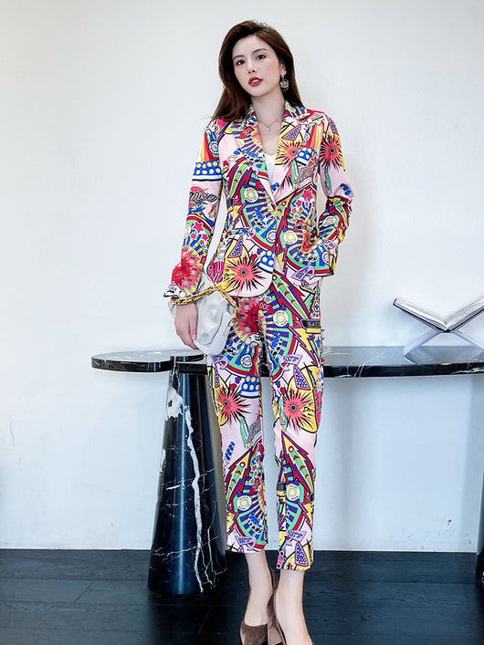 Conjunto de Dos Piezas: Blusa Moderna y Pantalón Cómodo para el Día