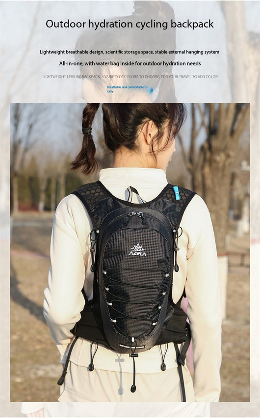 Mochila de Hidratación AZELA con Malla Transpirable para Trail Running y Senderismo - Image 7