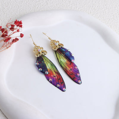Aretes Alas de Cigarra Personalizados - Diseño Lluvia Misteriosa del Sur - Image 7