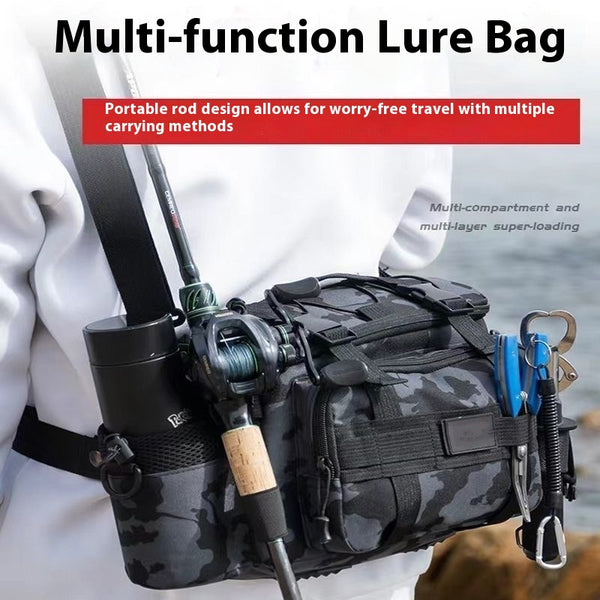Bolsa de Almacenamiento Cruzada Luya Multifuncional para Pesca