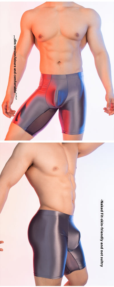 Leggings Moldeadores de Seda Elástica Brillante para Fitness - Image 12