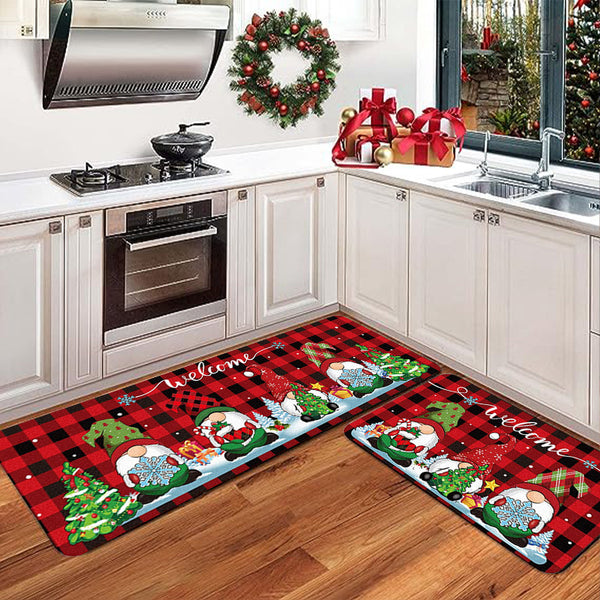 Tapete Navideño Decorativo para Puerta - Bienvenida Festiva