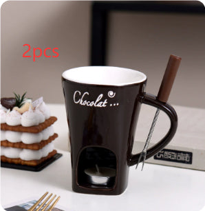 Set de Tazas Fondue Personal - Kit Derretidor de Chocolate, Queso y Postres - Image 14