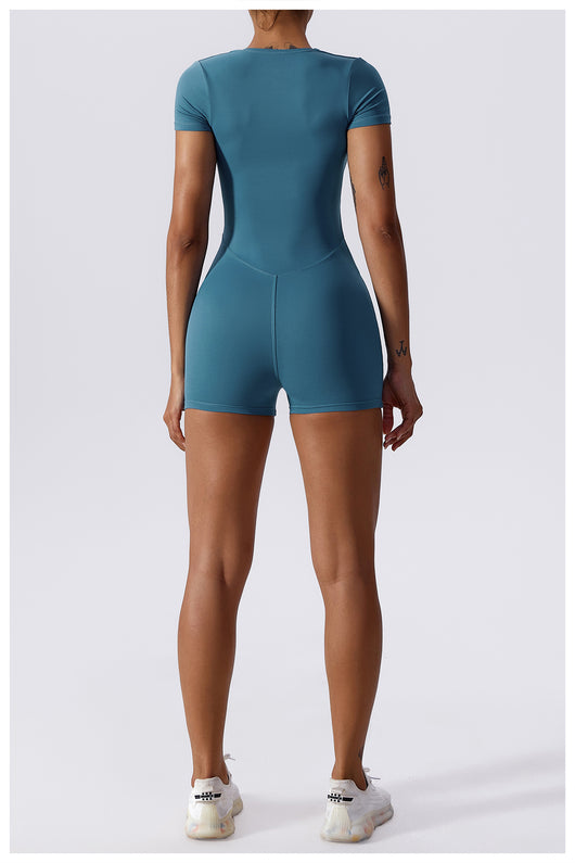 Enterizo Deportivo Ajustado de Secado Rápido para Yoga y Fitness Mujer - Image 7