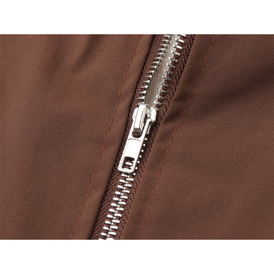 Chaqueta Suéter Bicolor de Lana de Cordero Suelta y Casual - Image 4