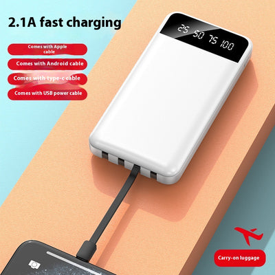 Batería Portátil 20000 mAh con Cable Integrado - Carga Rápida - Image 4