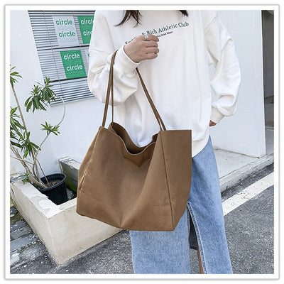 Bolsa de Compras Artística de Lona Grande con Capacidad Amplia - Image 13