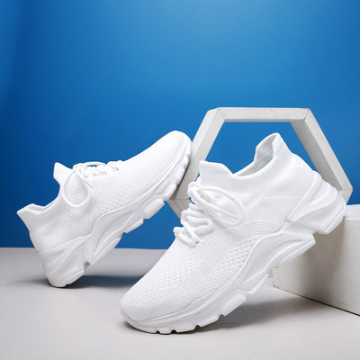 Zapatos Deportivos Flyknit Transpirables - Suela Suave y Ligera para Adultos Mayores - Image 9