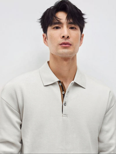 Camisa Casual de Manga Larga Relajada con Cuello Clásico - Image 11