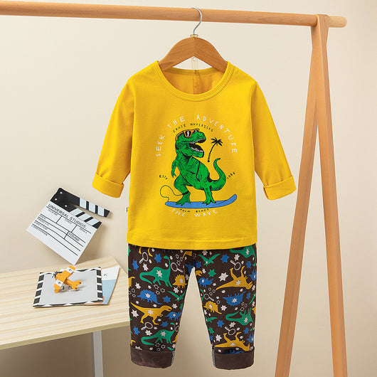 Pijama Infantil Estampado con Diseños Divertidos - Conjunto Cómodo para Casa - Image 13