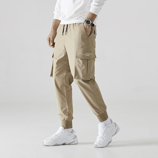 Pantalones Casuales Holgados con Bolsillos Múltiples y Tela Transpirable - Image 7