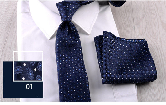 Combo Corbata y Pañuelo de Bolsillo para Hombre Profesional - Image 2